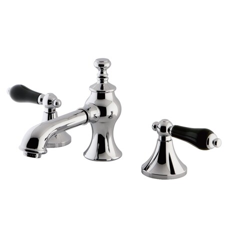 Kingston Brass KC7061PKL Duchess Widespread Bathroom Faucet W/ Brass Pop-Up, Chrome KC7061PKL